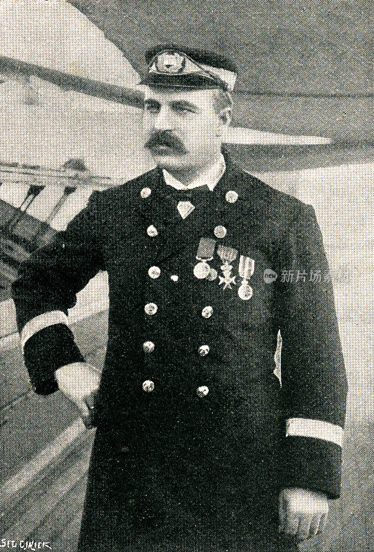 大西洋班轮船长Doxrud SS Belgenland Cunard White Star Line